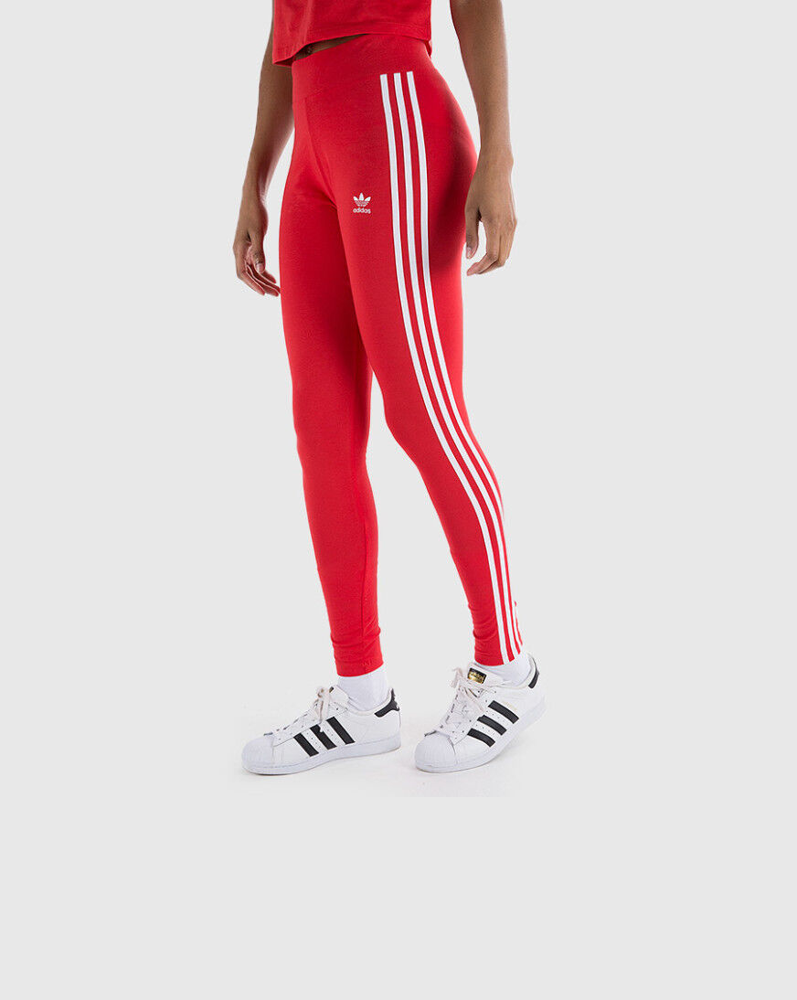 Shop adidas Adicolor 3 Stripes Leggings FM3283 red SNIPES USA