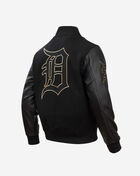 PRO STANDARD Black and Gold Detroit Tigers Varsity Jacket LDT6312887-JBK Black 3