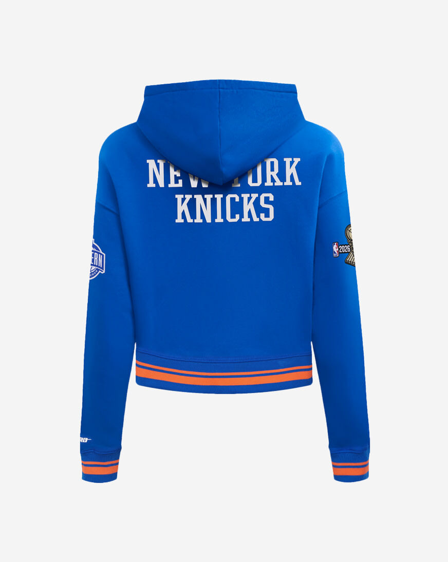 Shop PRO STANDARD New York Knicks Championship Cropped Pullover