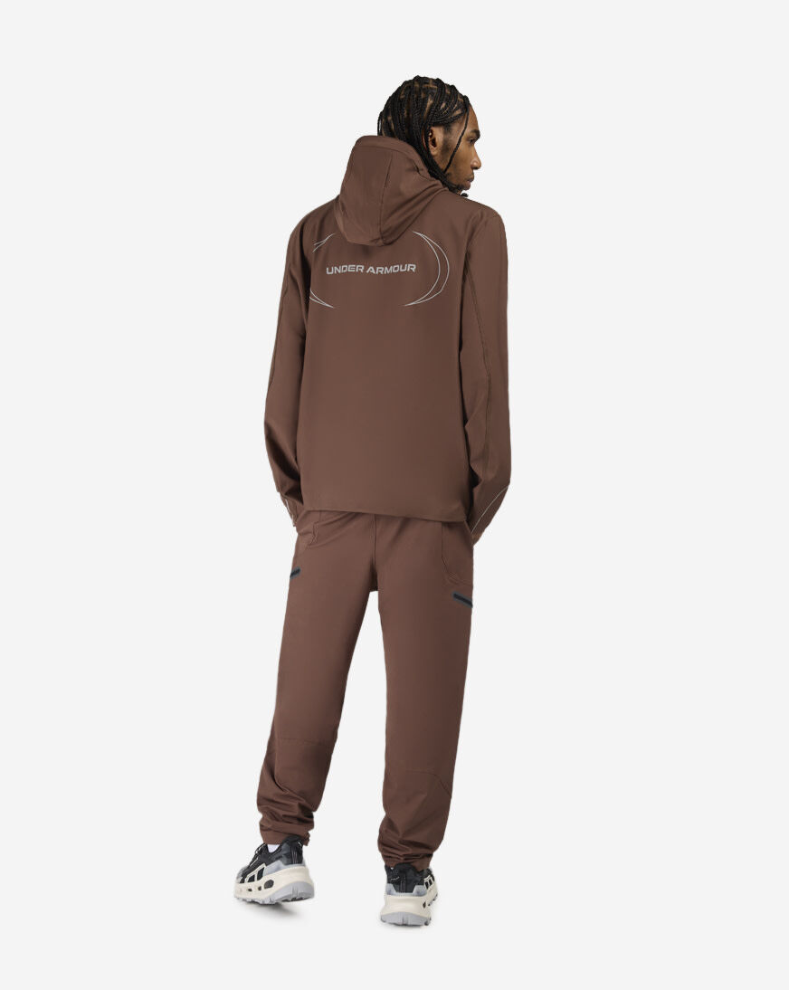 Shop Under Armour Unstoppable+ Woven Jacket 6014718-230 brown