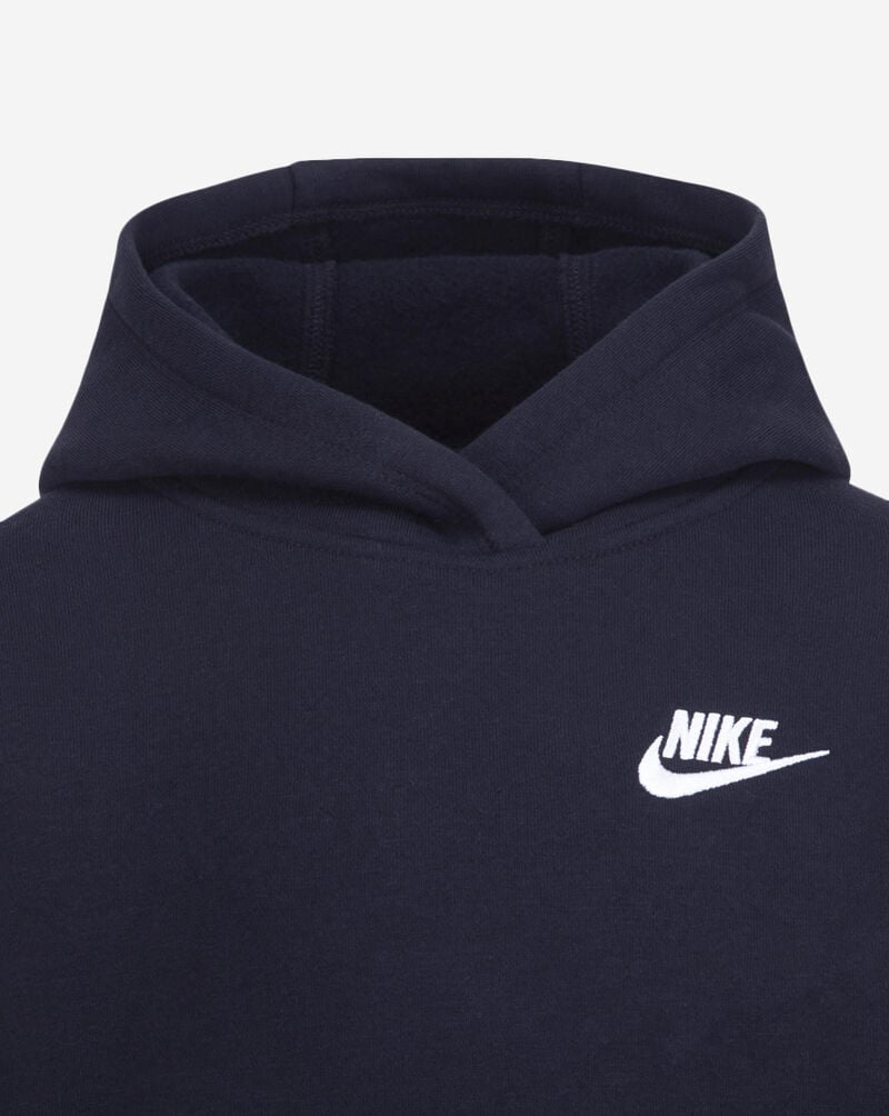 Nike Little Kids' NSW Club Fleece Pullover Hoodie 86L088-023 Black 3