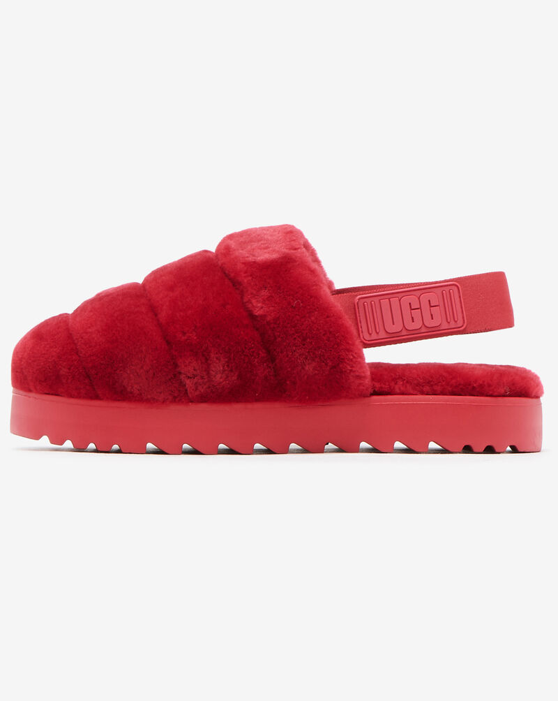 UGG Super Fluff Slides 1121751-RBRD Red 1