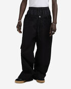 Inner Boxer Layer Wide Leg Twill Pants