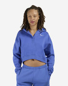 Nike NSW Phoenix Fleece Oversized Cropped Henley Hoodie IF0258-460 Blue 1
