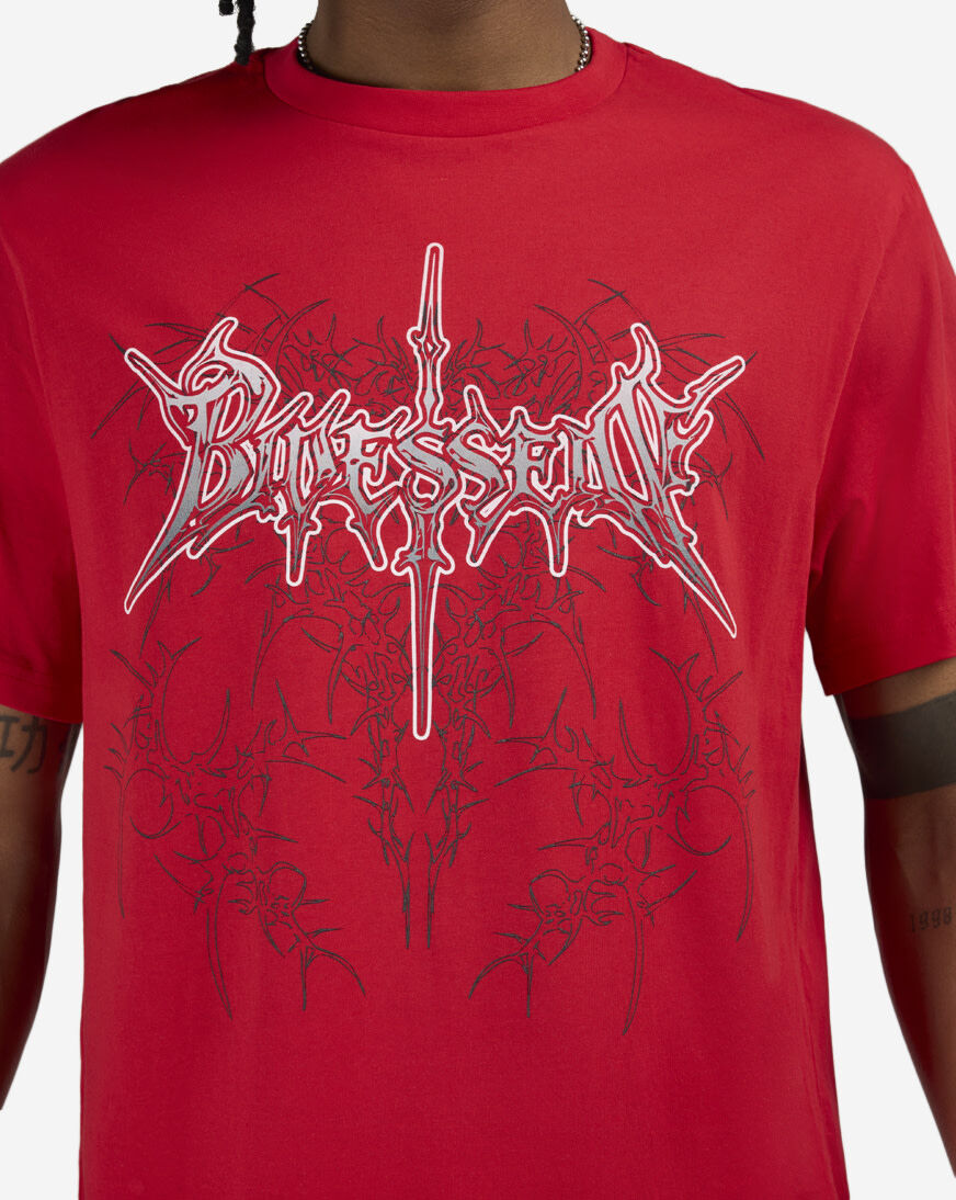 Shop Mister Tee Neo Tribal Blessed Tee MTUS496-US-00491 red