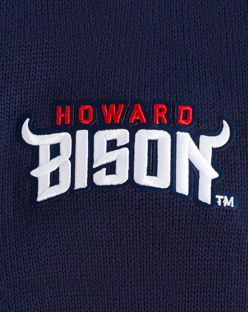 PRO STANDARD Howard University Vintage Varsity Cardigan CHW571825-MDN Blue 2