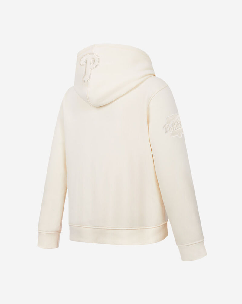 PRO STANDARD Big Boys' Philadelphia Phillies Neutral Fleece Pull Over Hoodie LPHB5315028-EGG cream 3