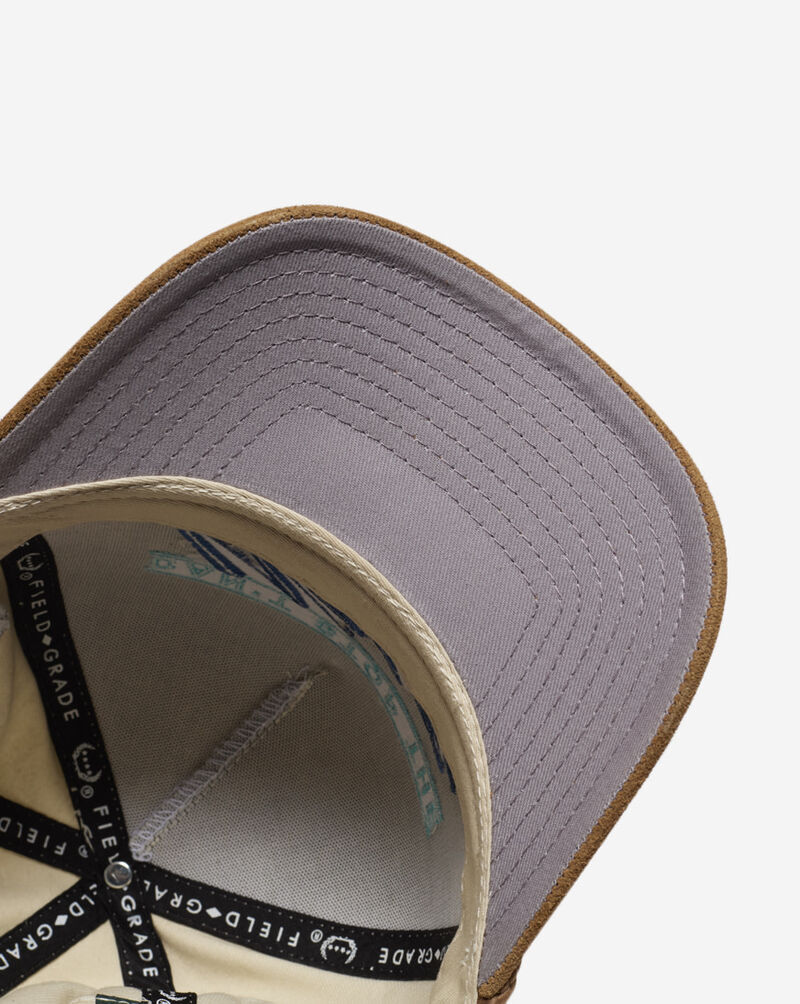 Field Grade Can't Stop the Wave Twill Trucker Hat 1004931 Beige 4