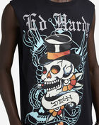Ed Hardy Skull Top Hat Muscle Tank EHM1000-11-BLK Black 3