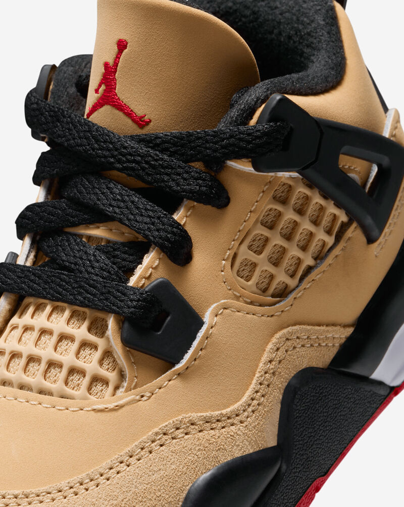 Jordan Toddler Air Jordan 4 Retro IH2095-200 Beige 7