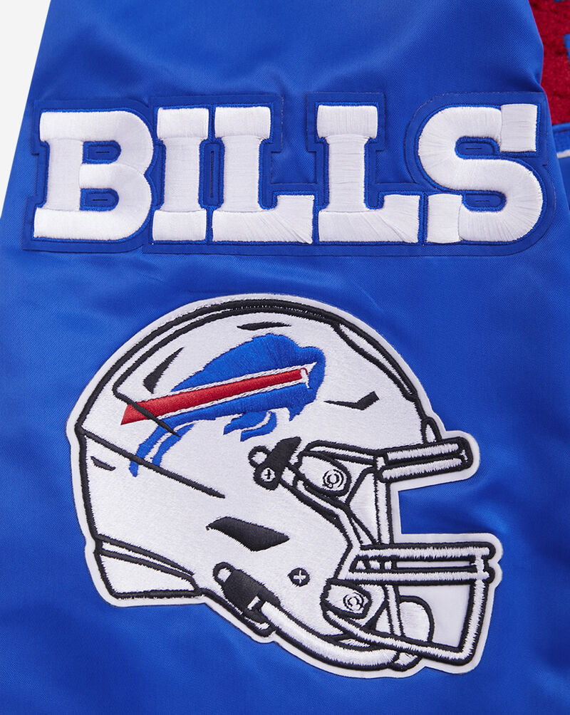 PRO STANDARD Buffalo Bills Mash Up Rib Satin Jacket FBB6410417-RYR Blue 4