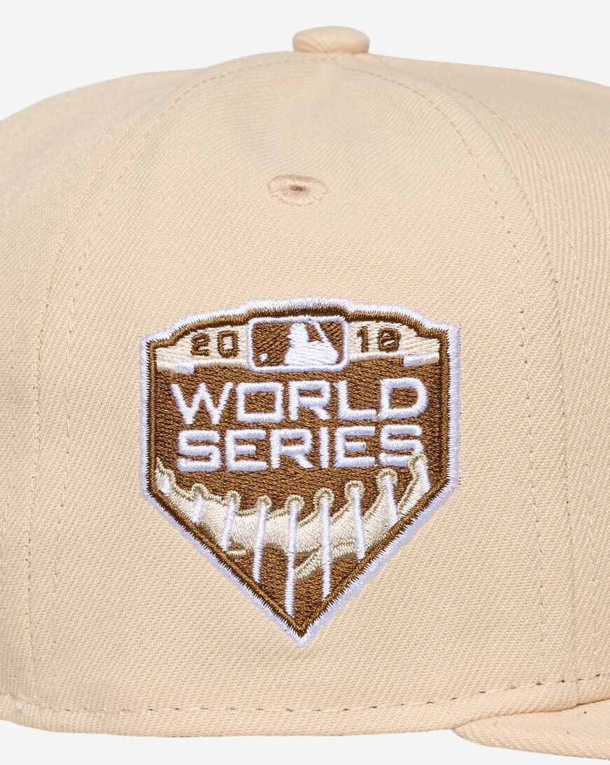 Shop New Era 59Fifty Boston Red Sox Fitted Hat 71015751 cream