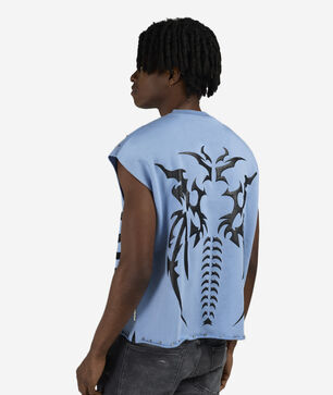 Skeleton Terry Muscle Tee