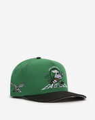 New Era 9Fifty Philadelphia Eagles Helmet A-Frame Snapback Hat 60974188 Green 1