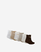Little Kids' 6PK Ruffle Ankle Socks (5-7)