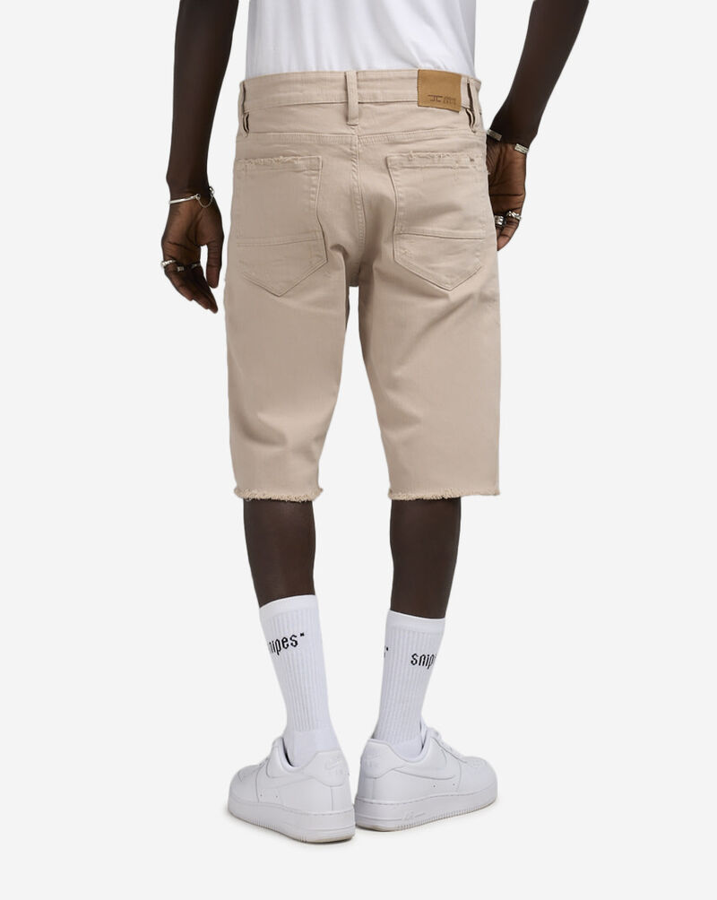 Jordan Craig Rip and Repair Twill Shorts J3219S-LAT Beige 2