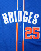 PRO STANDARD Big Boys' New York Knicks Mikal Bridges #25 Classic Mesh Button Down Shirt BNKB1516862-RYO Blue 2