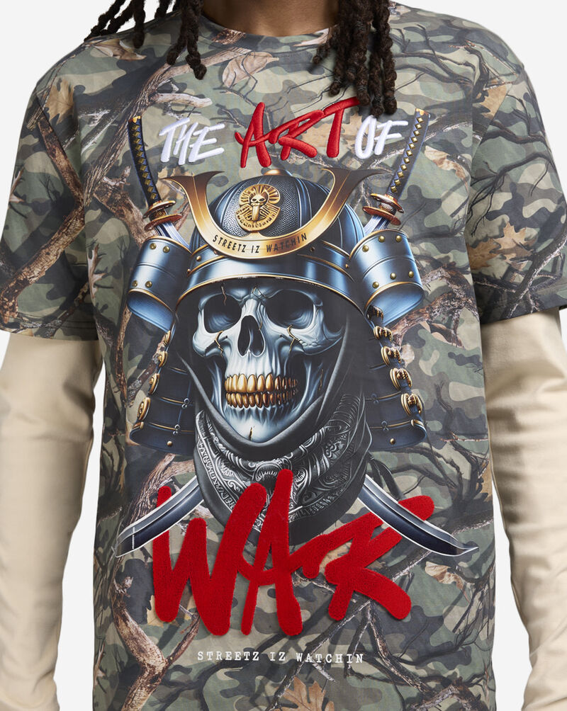 STREETZ IS WATCHIN The Art Of War Tee SW2F5229-CAM Camo 3