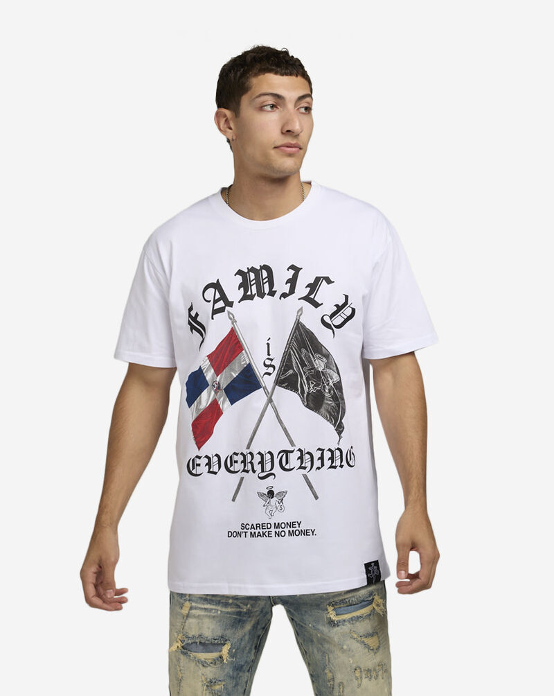 Hasta Muerte Family Is Everything Flags Tee HMFMLYERYDOMTEE-WHT White 1