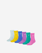 Pre-School Performance 6Pk Crew Socks (5-7)