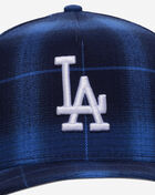 New Era 9Fifty Los Angeles Dodgers Plaid A-Frame Snapback Hat 60833848 Blue 2