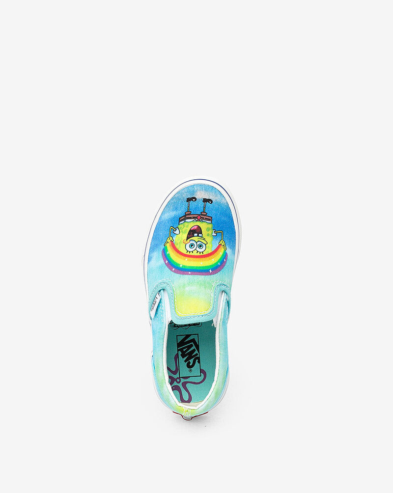 Vans Pre-School Spongebob Squarepants X Classic Slip-On "IMAGINAAATION" VN0A5KXMZAW Blue 5