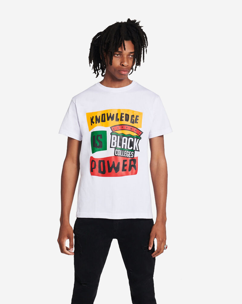Support Black Colleges Support Black Colleges Tee SBCKIP107-WHT White 1