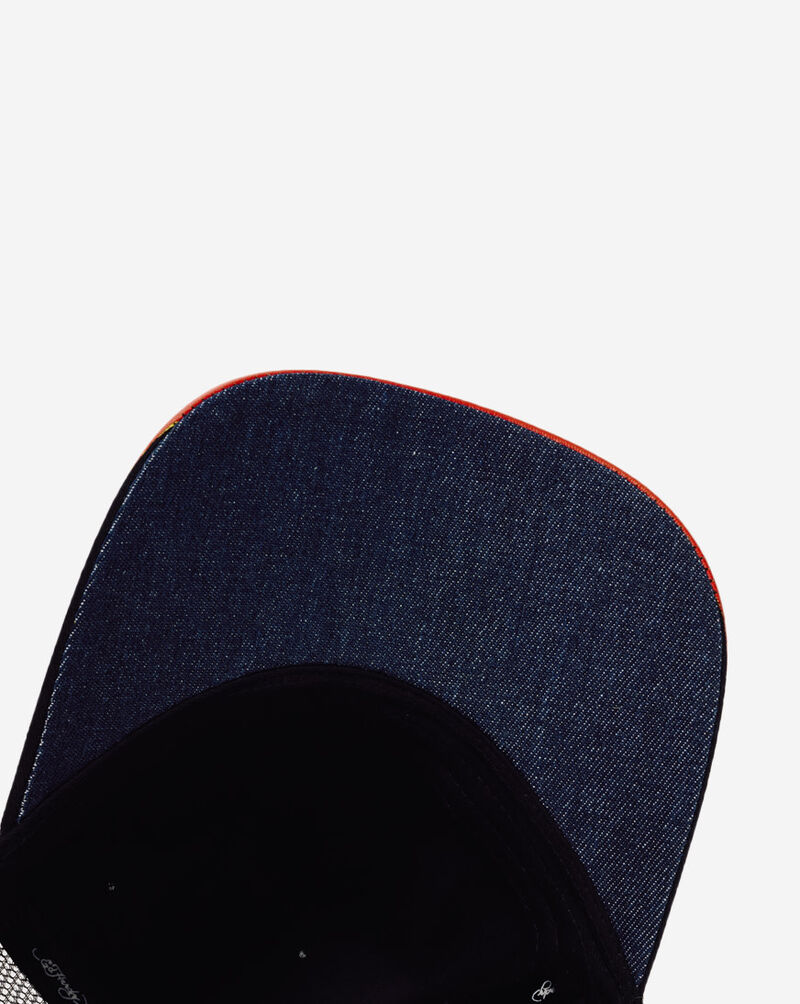 Ed Hardy Embroidery Tiger Flame Trucker Hat EHH0001-24 Multi 4