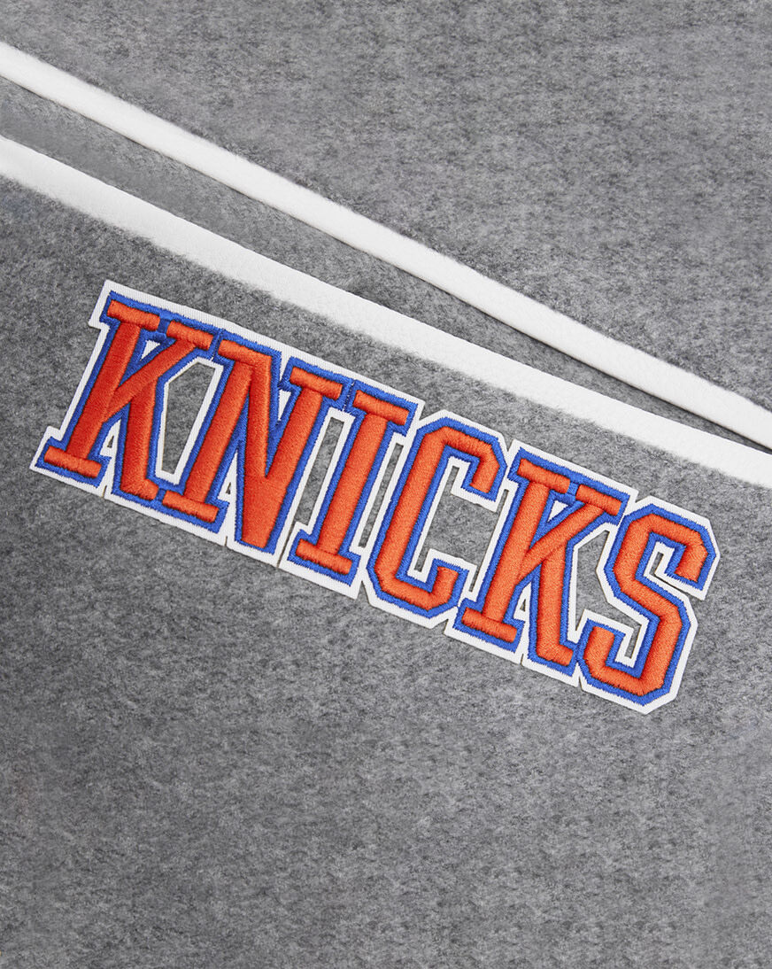 Shop PRO STANDARD New York Knicks Mash Up Rib Wool Varsity Jacket
