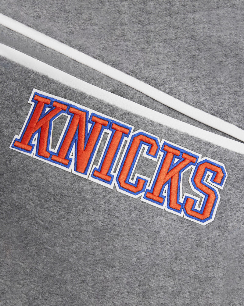 PRO STANDARD New York Knicks Mash Up Rib Wool Varsity Jacket BNK6515685-HRO Grey 2