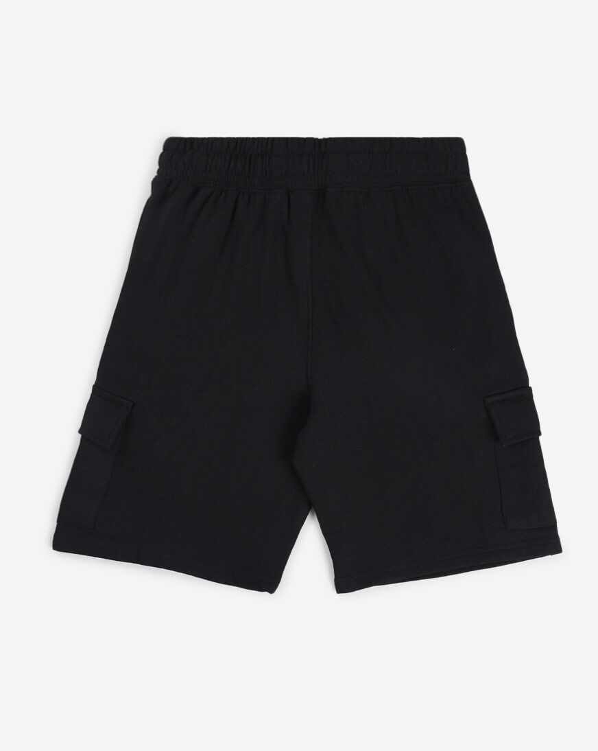 Shop New Balance Boys' Fleece Cargo Shorts LAK51J12BK black