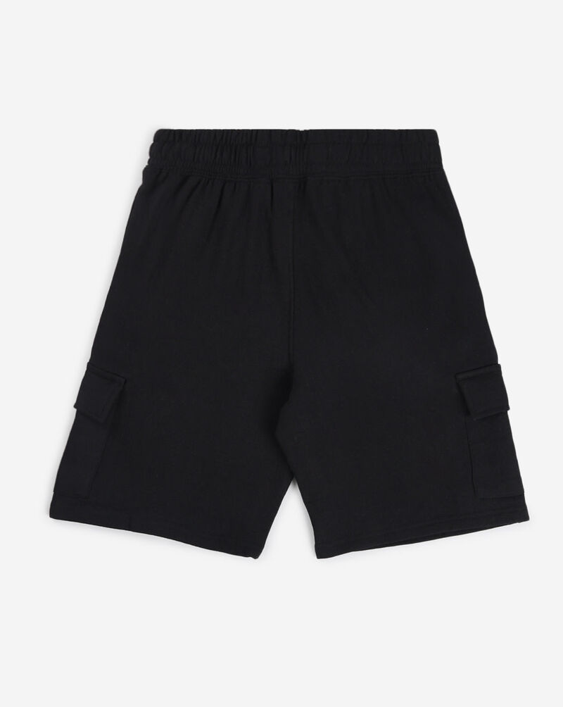 New Balance Boys' Fleece Cargo Shorts LAK51J12BK Black 3