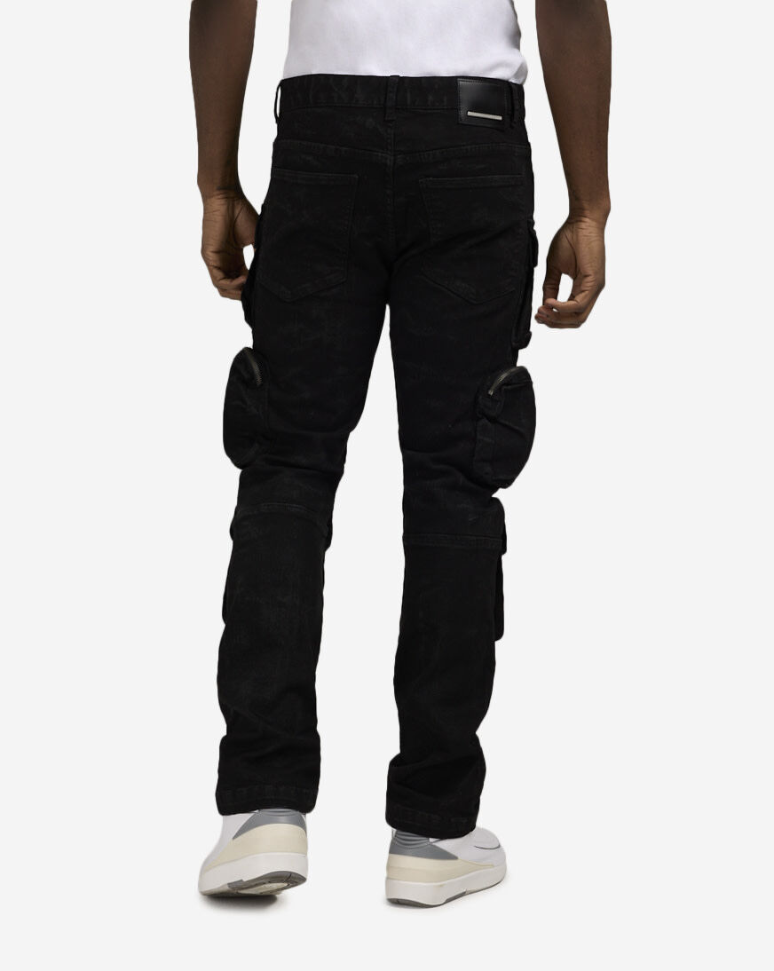 Shop First Row Cargo Pants FRP3307-BLK black | SNIPES USA