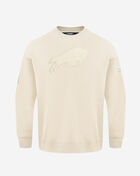 PRO STANDARD Buffalo Bills Neutral Drop Shoulder Fleece Crewneck FBB544731-EGG cream 1