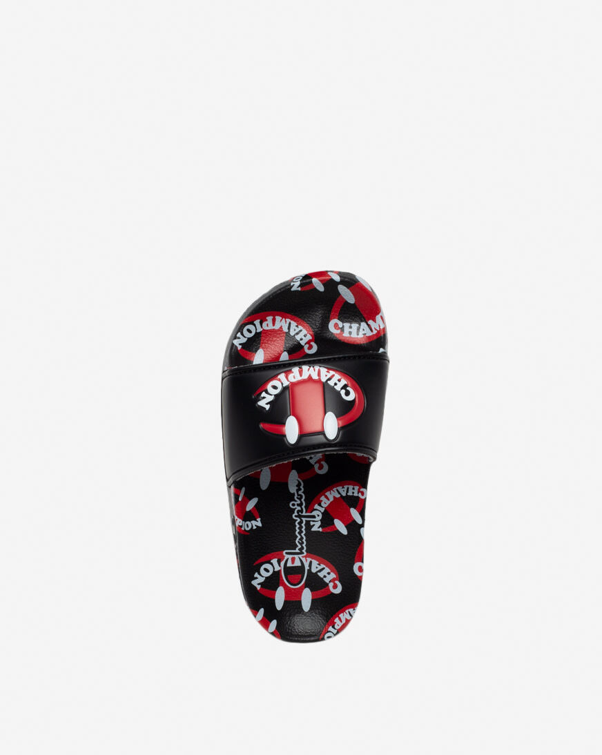 Shop Champion Pre School IPO Smile Slides CP101901P black SNIPES USA