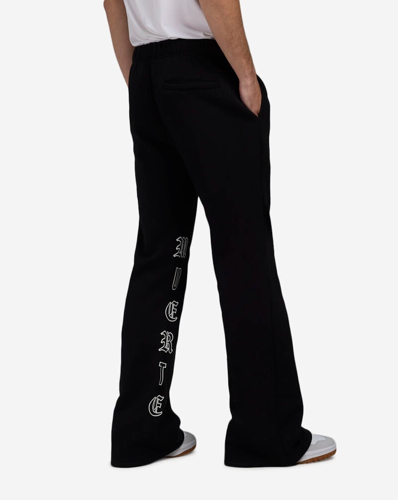 Hasta Muerte Motivated Stacked Fleece Pant HMMOTIVATEDBTM-BLK Black 2