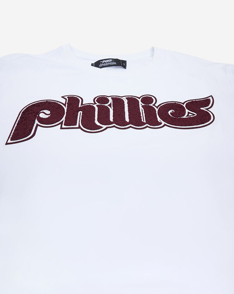 PRO STANDARD Philadelphia Phillies Short Sleeve Classic Chenille Tee  LPH131611-WHT White 4