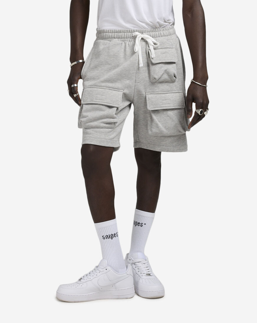 Shop American Stitch Terry Cargo Shorts SS25S314-GRY grey | SNIPES USA