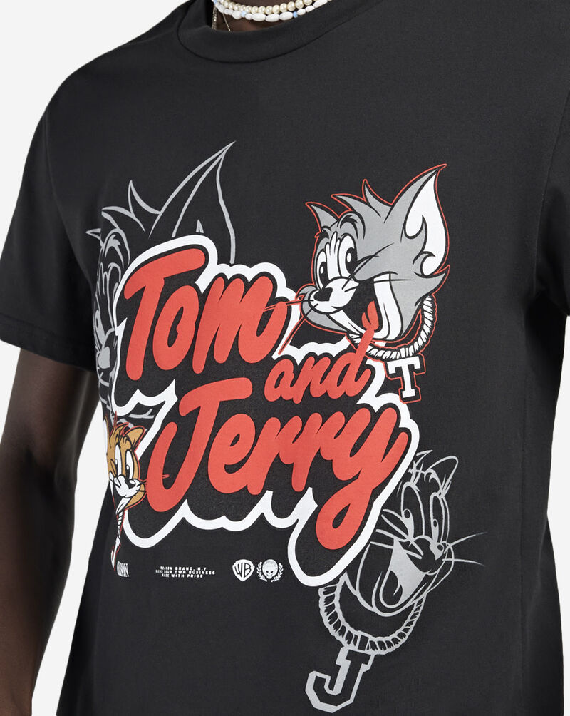 Graphic Tees Tom And Jerry Tee TJS6TM-318 Black 3
