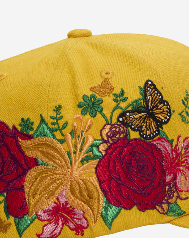 Field Grade Buy Her Flowers Full Wool Acrylic Trucker Hat 1006394 Yellow 3