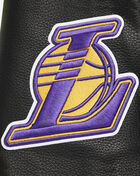PRO STANDARD Los Angeles Lakers Retro Classic Rib Wool Varsity Jacket BLL656005-BKY Black 4
