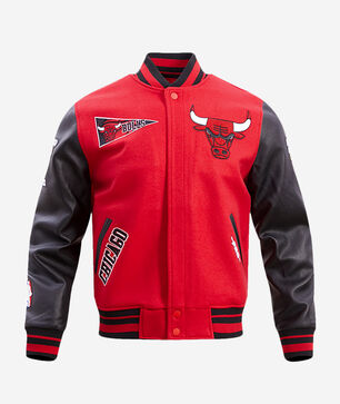 Chicago Bulls Retro Classic Rib Wool Varsity Jacket