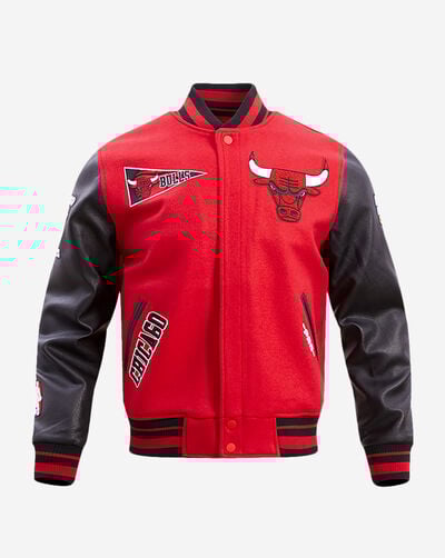 Chicago Bulls Retro Classic Rib Wool Varsity Jacket