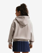 Nike Big Kids' NSW Studio Fleece Oversized Full-Zip Hoodie IM4904-211 Beige 2