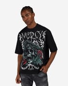 Reason Skull Roses Tee RCS6TM-788JK Black 1