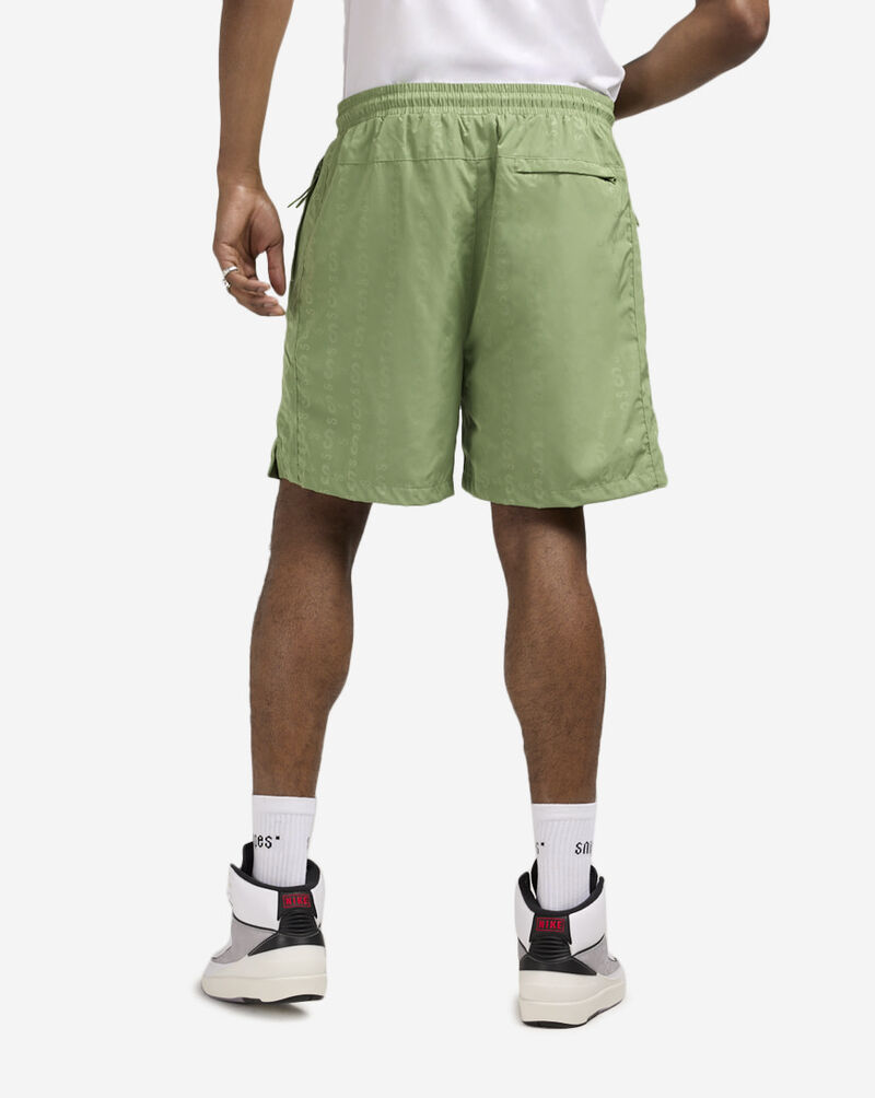 SNIPES Logo Repeat Nylon shorts SNQ224003M-GRN Green 2