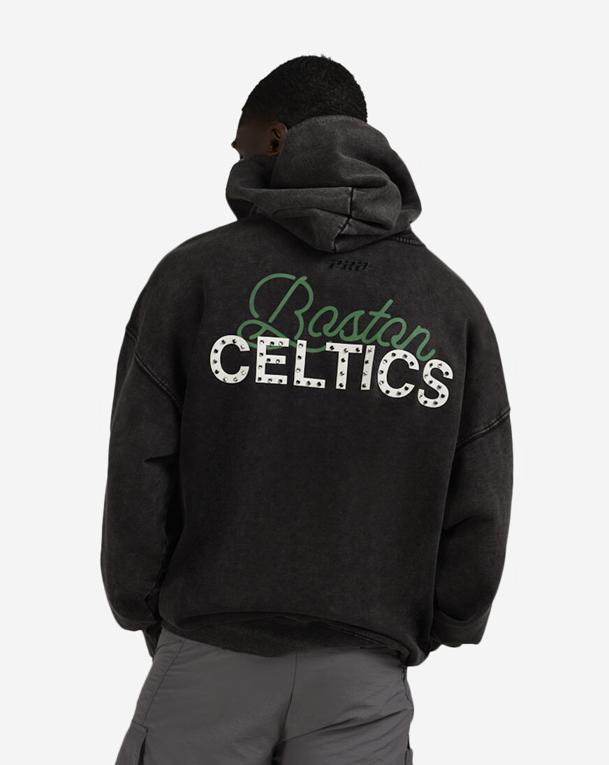 Shop PRO STANDARD Boston Celtics Lightning Hoodie BBC5517025-WBK