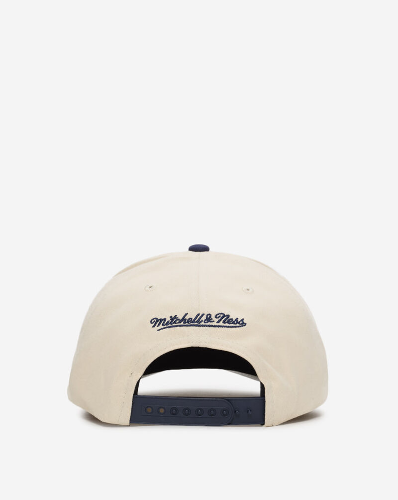 Mitchell  Ness Detroit Tigers Pro Pinch Old English Fit Snapback Hat HP14499-DTICRNY cream 3