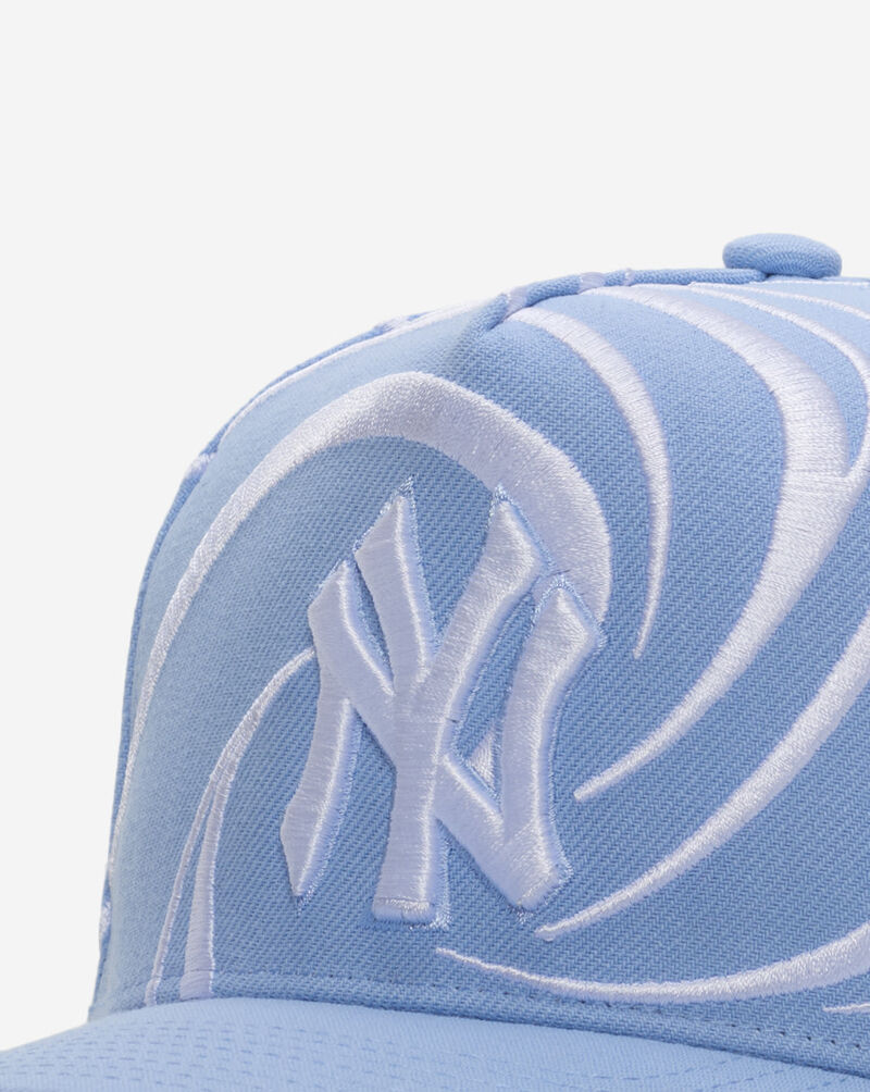 Mitchell  Ness New York Yankees Pro Pinch Swirl Snapback Hat HP14505-NYYBLUE Blue 2