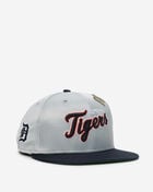 New Era 59Fifty Detroit Tigers Satin Fitted Hat 60623216 Grey 1